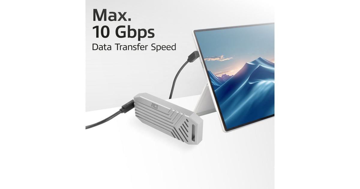 ACT ConnectivityUSB 3.2 USB-C (omhoog/omlaag haaks) naar USB-C (omhoog/omlaag haaks) kabel  (Zwart, 10 Gbit/s, 60W, 1 meter)