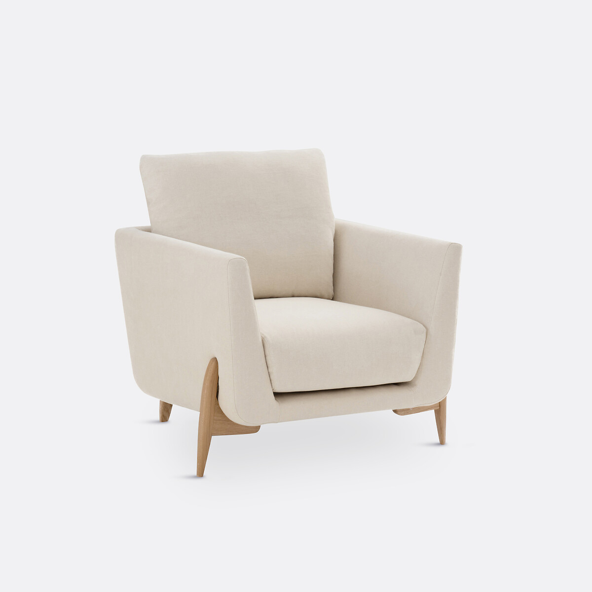 LA REDOUTE INTERIEURS<br>Poltrona de algodão/linho, Cejjy