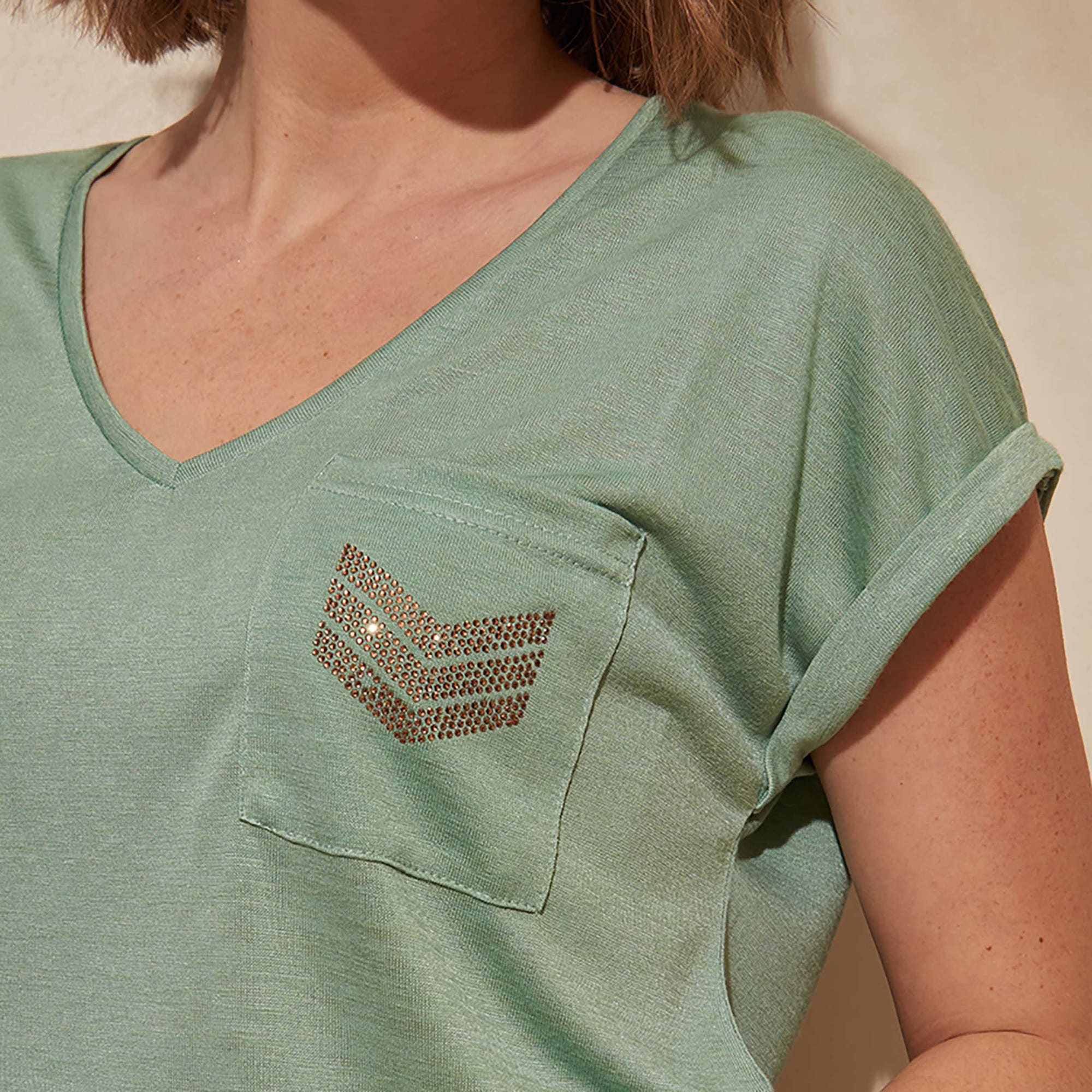 T-shirt Femme turquoise