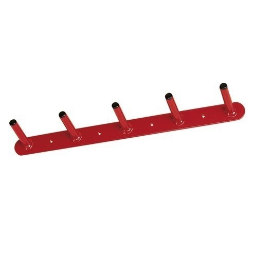Cabideiro Stubbs com 5 ganchos, vermelho