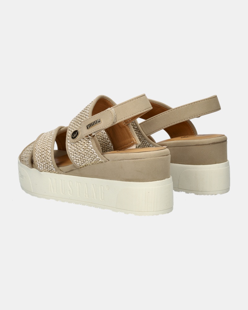 Mustang Sandalen  - beige