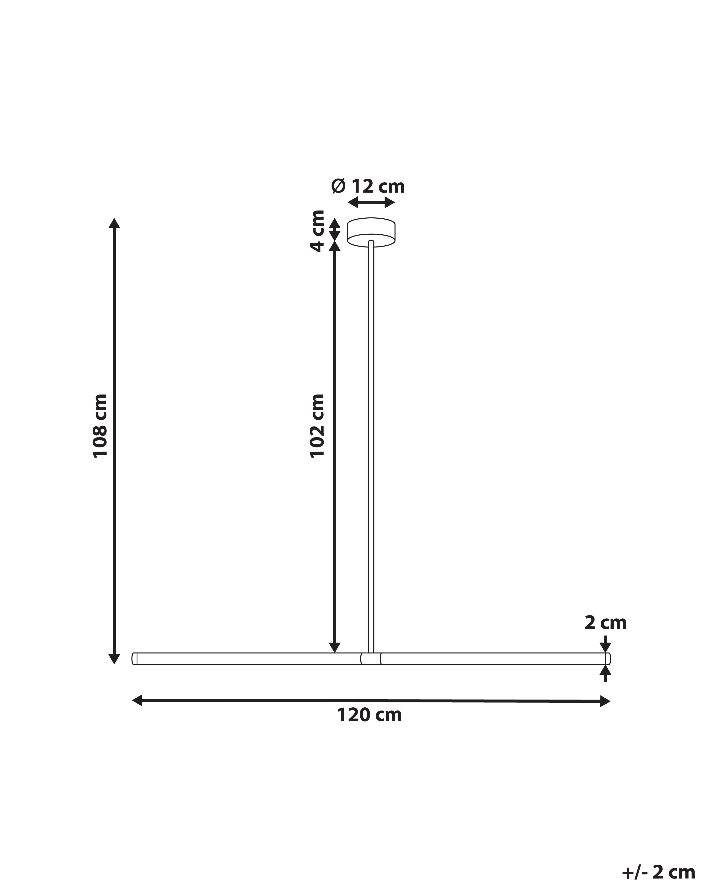 LED hanglamp MAGARA Metaal Zwart