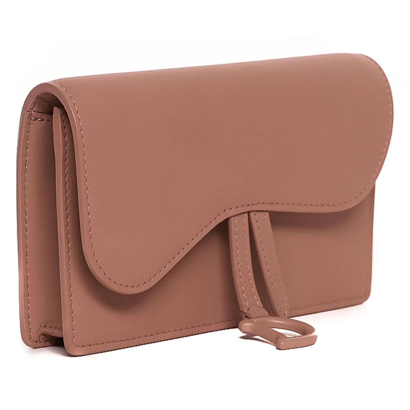 Dior Sac banane Saddle en Cuir beige - Bon état - L.17 cm