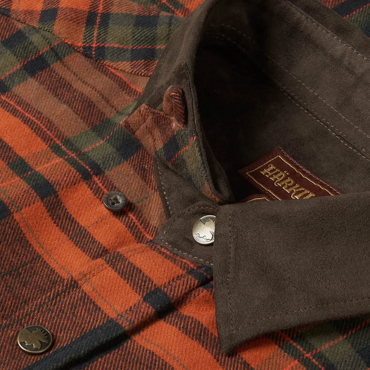 Härkila Men's Pajala Shirt Red Autumn Check
