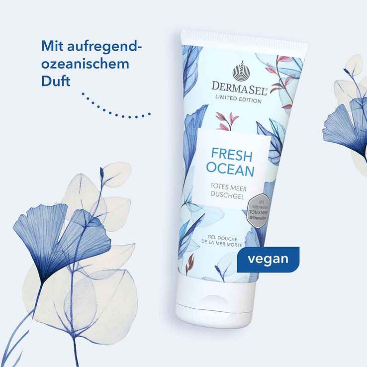 Dermasel Totes Meer Duschgel Fresh Ocean limited Edition, 100 ml