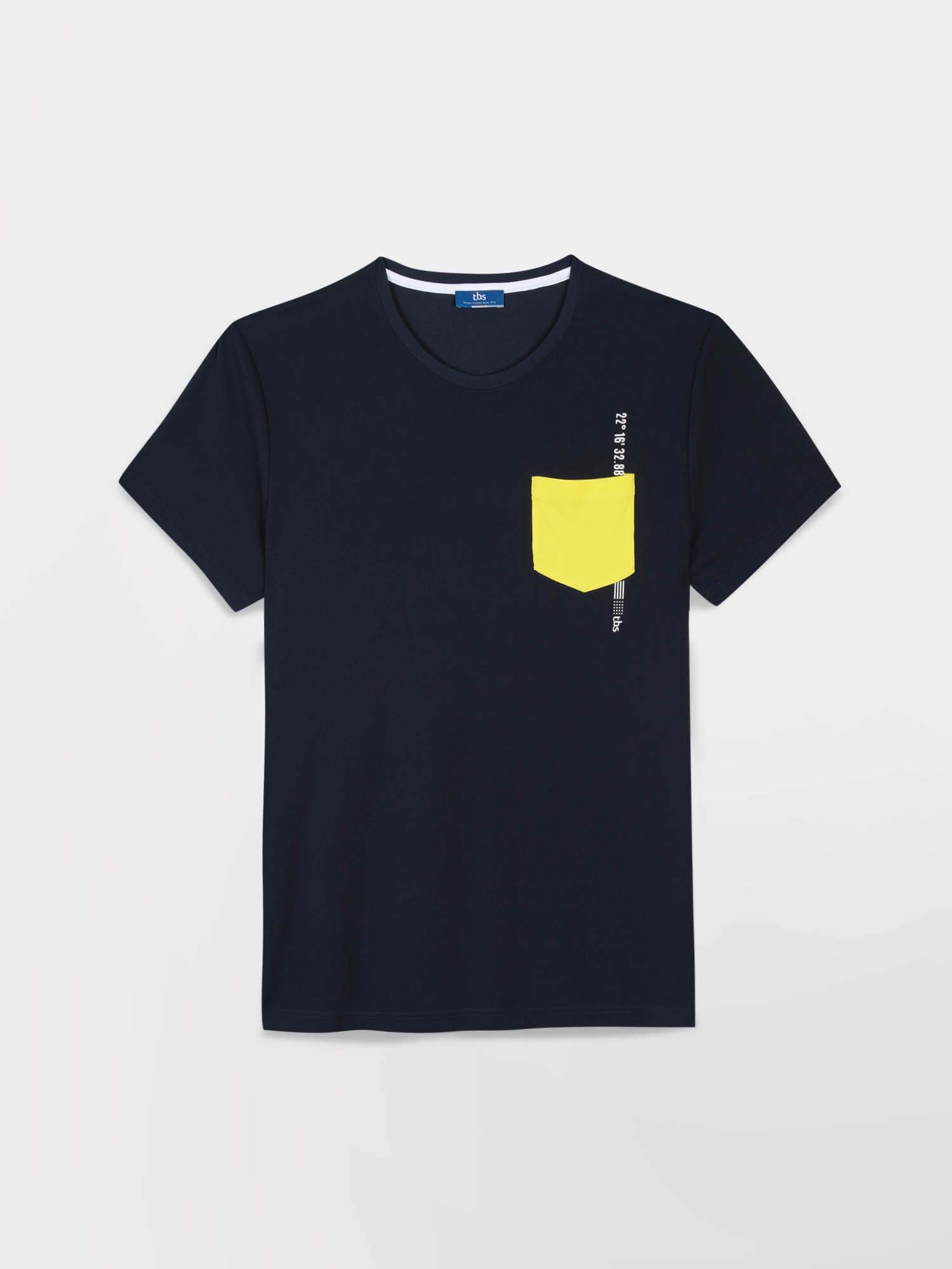 Tee Shirt Homme Séchage Rapide Fluide Marine