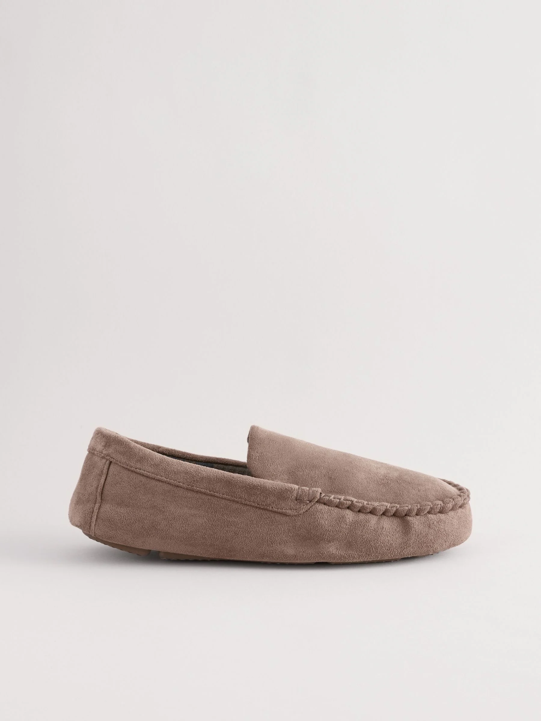 Taupe bruin - Moccasinpantoffels