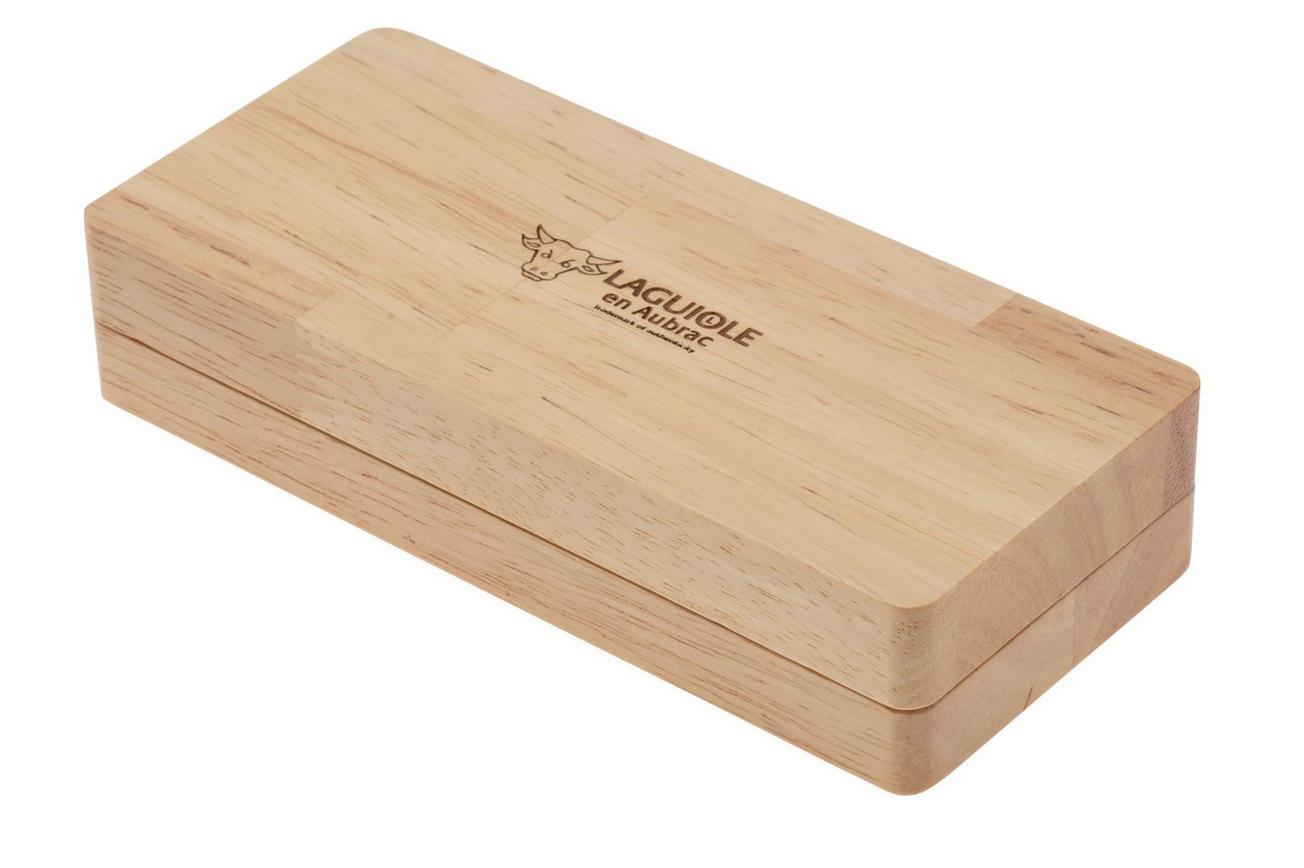 Laguiole en Aubrac Wine Opener SOP99SBT Teak, kelnersmes, Andre & Michel Bras Edition