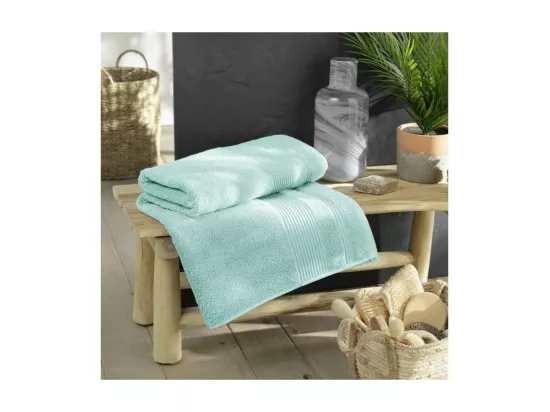 Drap de Bain 90 x 150 cm Tendresse Celadon - Eponge Unie