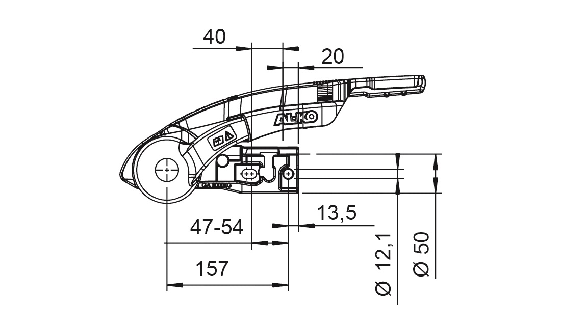 Stabilisator 3000Kg AL-KO AKS3004 uni.