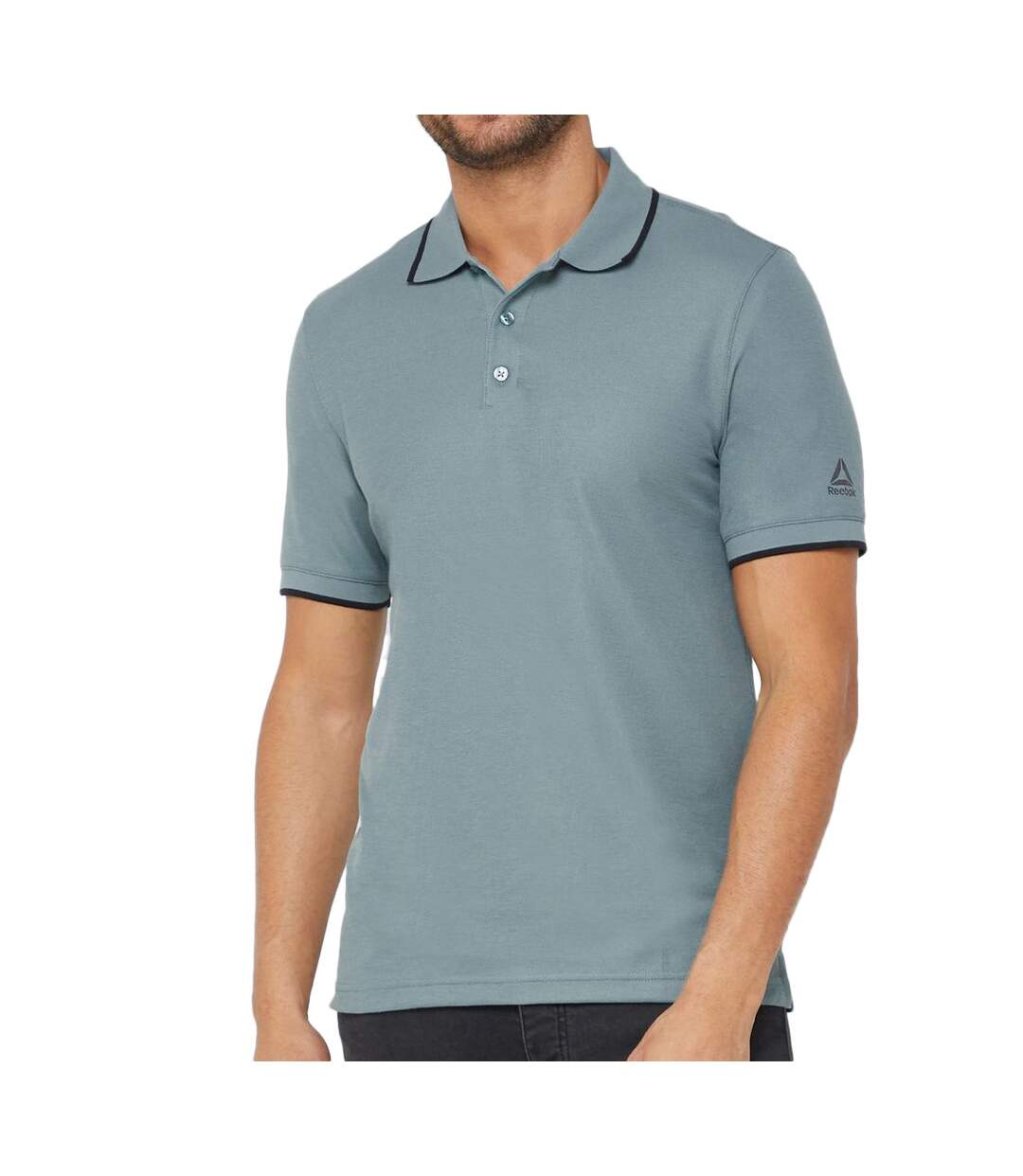 Polo Bleu Vert Homme Reebok Tealfo