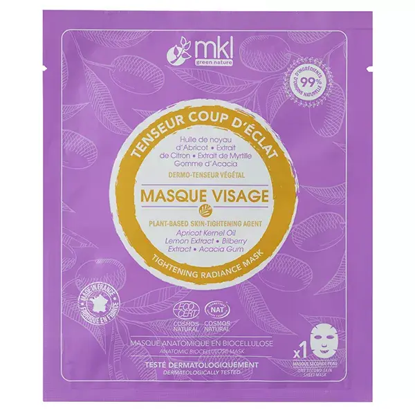 Máscara Facial Firmadora e Radiante Orgânica MKL Green Nature