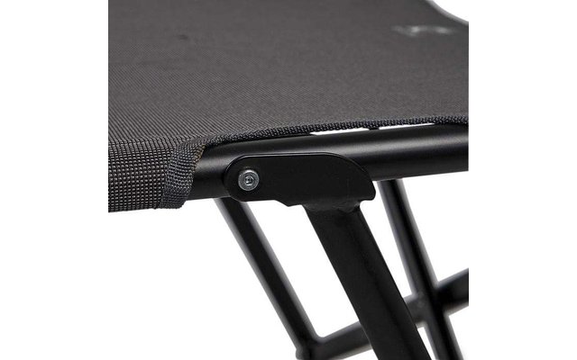 Bo-Camp Feldbett XL 209 x 71 x 45 cm schwarz