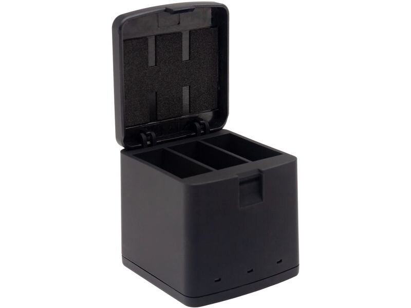 Patona Premium Tripple-Charger für GoPro Hero 9, 10 und 11 Ladebox für GoPro Hero 9, 10 und 11