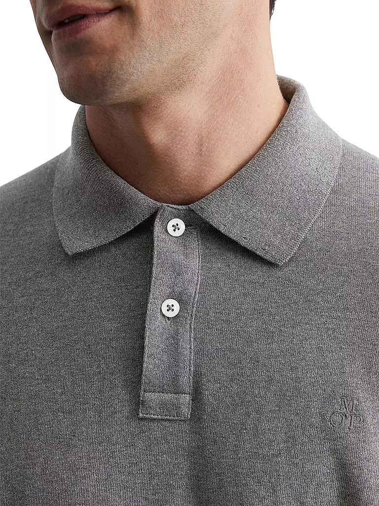 MARC O'POLO Poloshirt grau