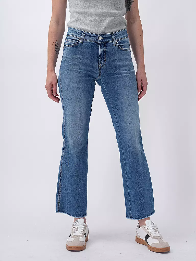 CAMBIO Jeans Flared Fit FRANCESCA blau
