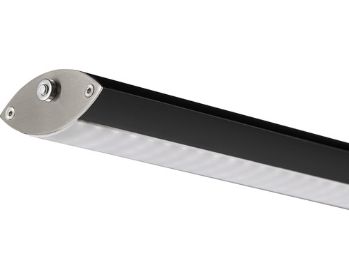 LED hanglamp CCT + dimbaar 37W 4100 lm 2700/3350/4000 K HxB 100-160x113 cm zandzwart-mat/nikkelkleurig-mat