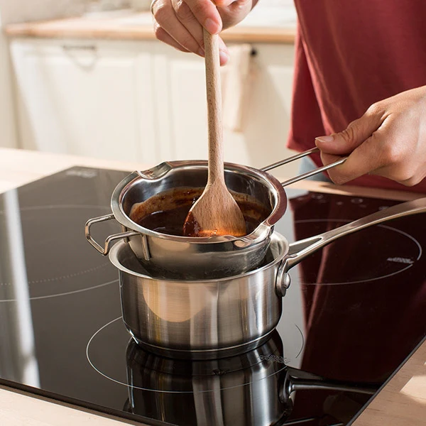 Bol bain-marie inox 14 cm avec poignée longue Mathon