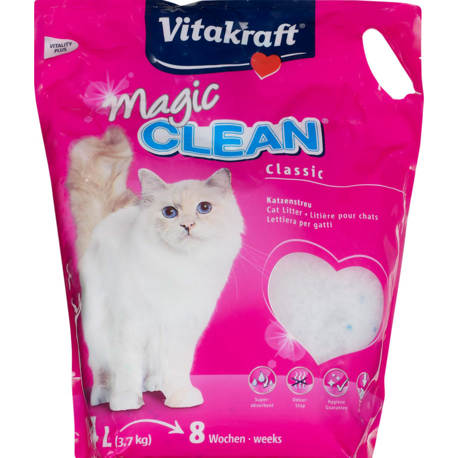 Vitakraft Magic Clean Katzenstreu Classic nicht klumpend