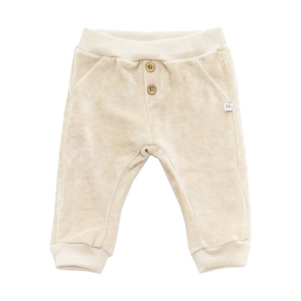 Bamboom Velvet Broekje Ivory 1 Mnd
