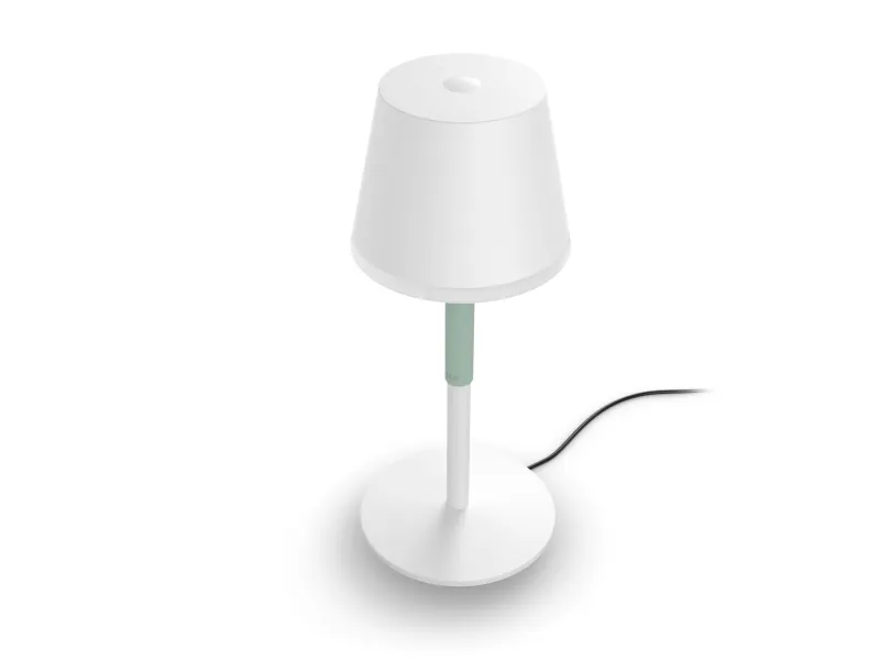 Philips Hue White and Color Ambiance Go - Bordlampe - LED - klasse G - 16 millioner farver - hvid, salviegrønt greb