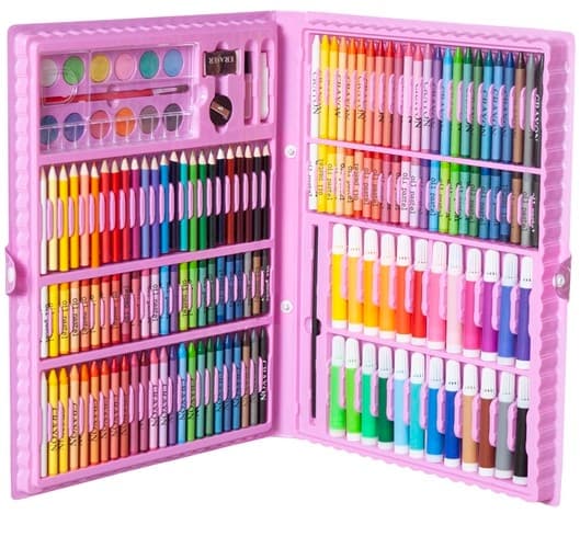 Malesett i etui 168 stk rosa