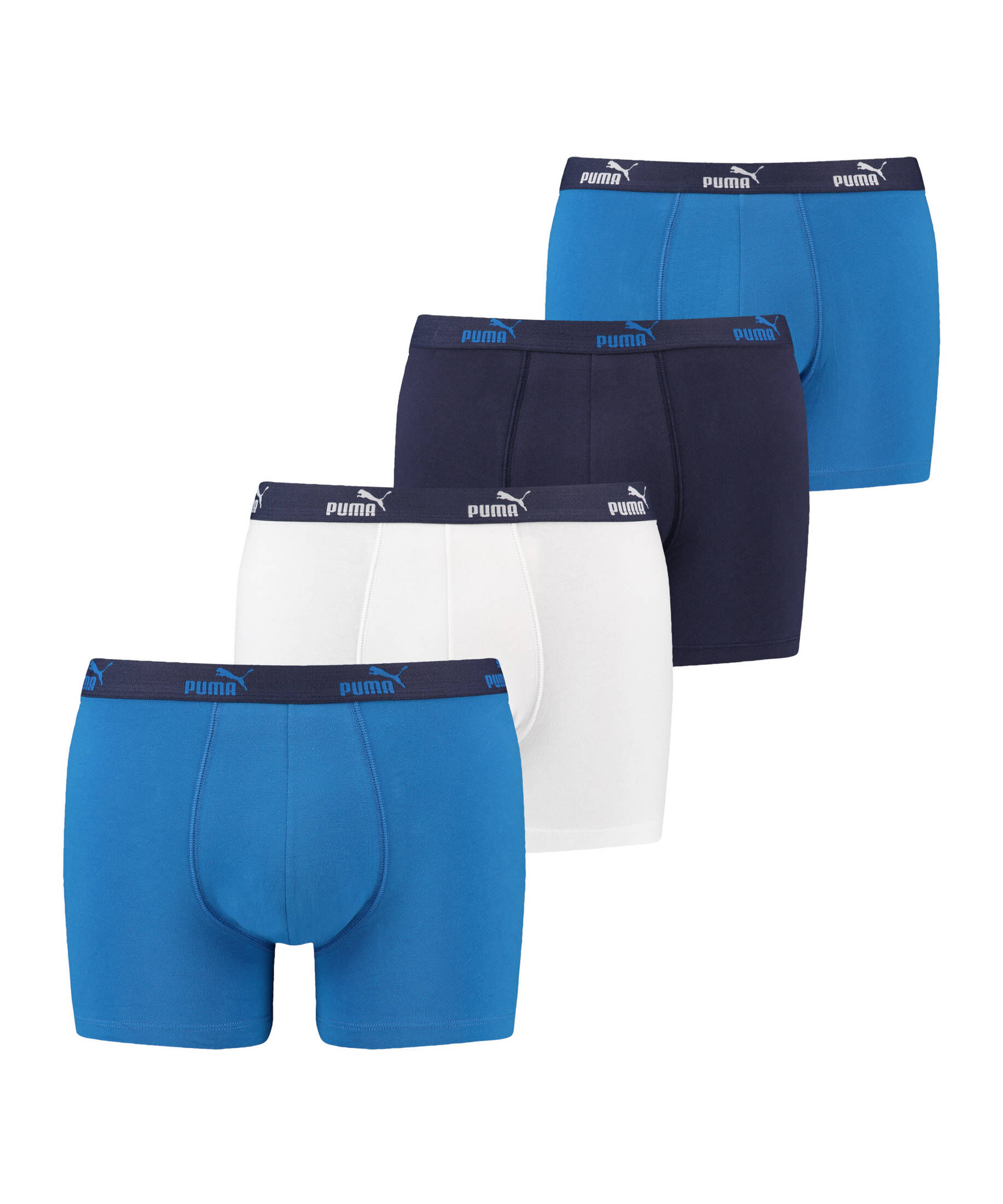 Puma| Herren Underwear - Boxershorts Promo Solid Boxer 4er Pack
