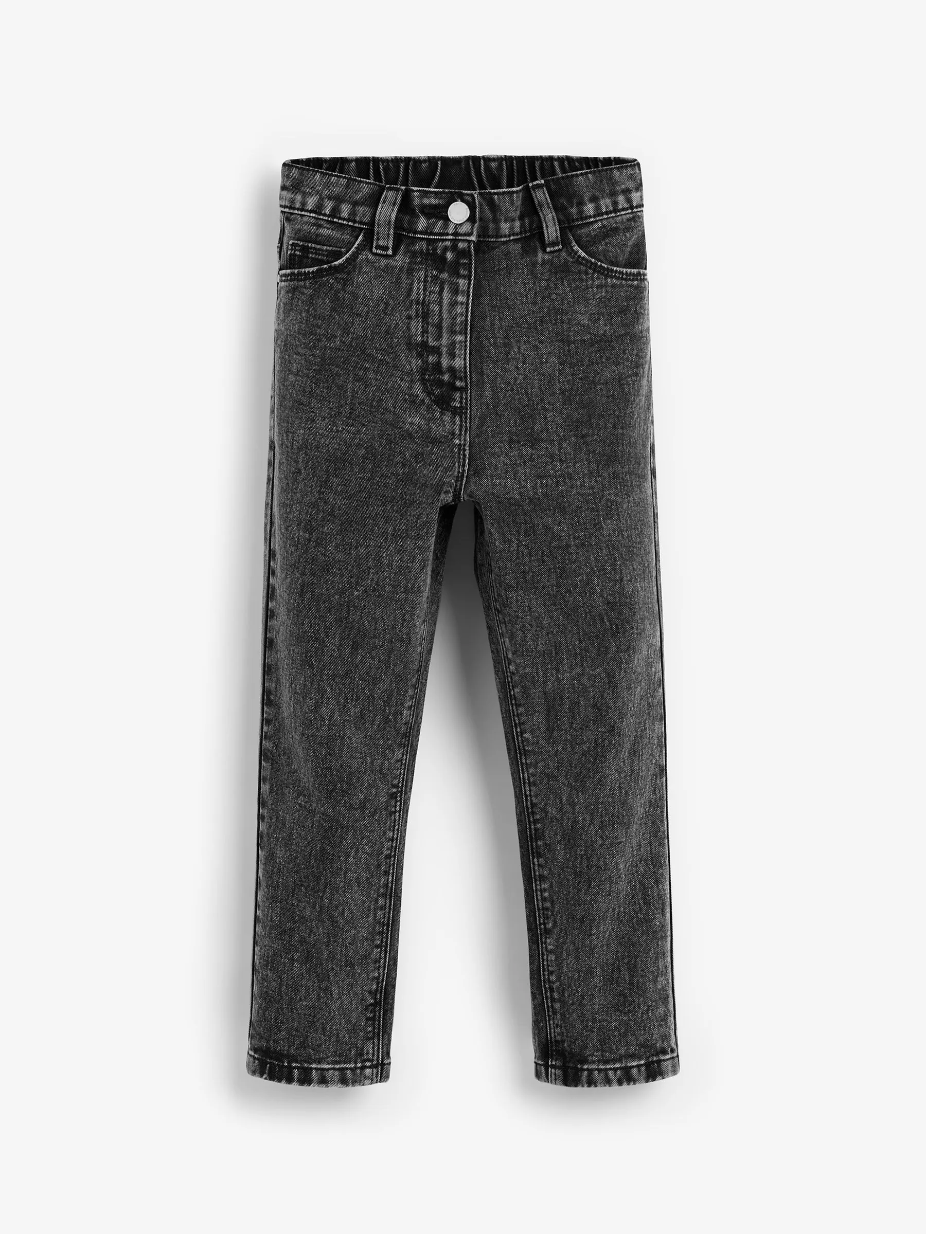 Grijs denim - Mom 100% katoenen jeans (3-16jaar)
