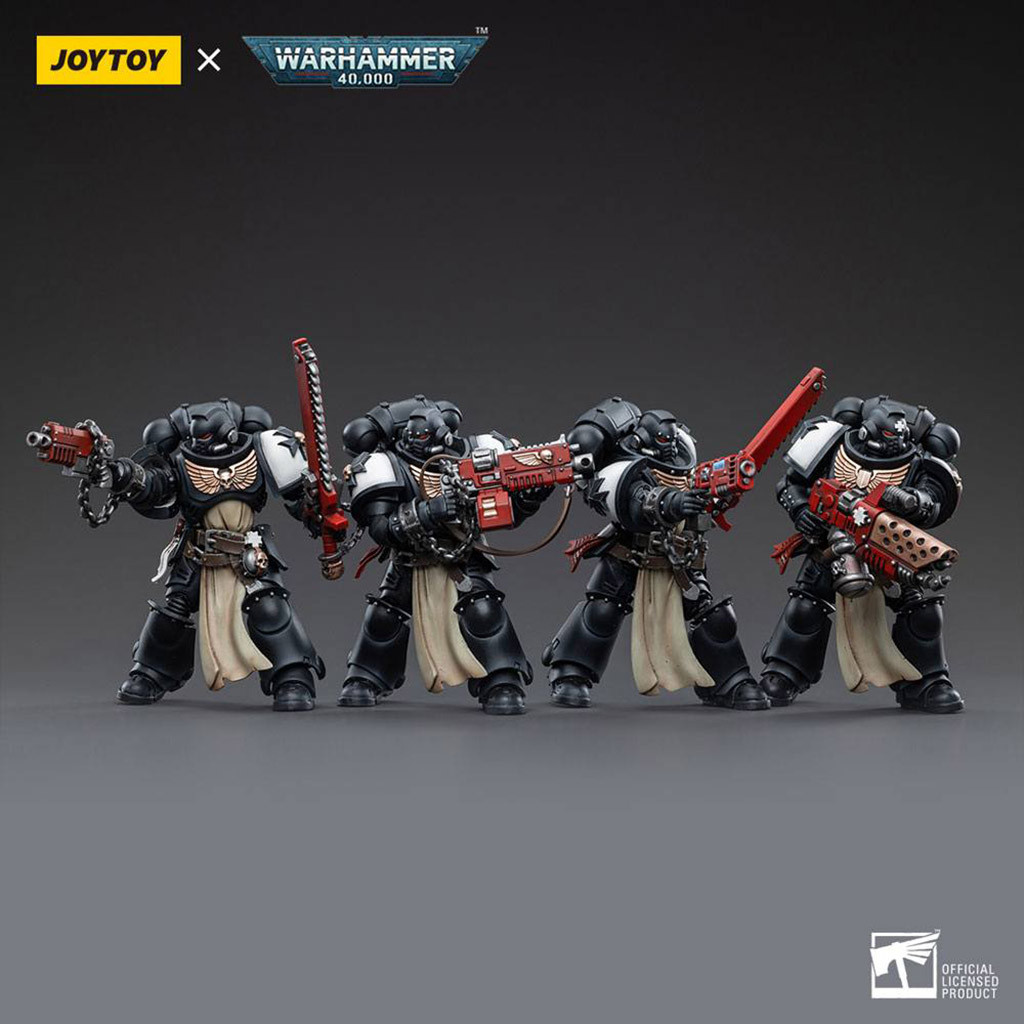 W40K - Figurine Joy Toy : Black Templars Crusader Squad