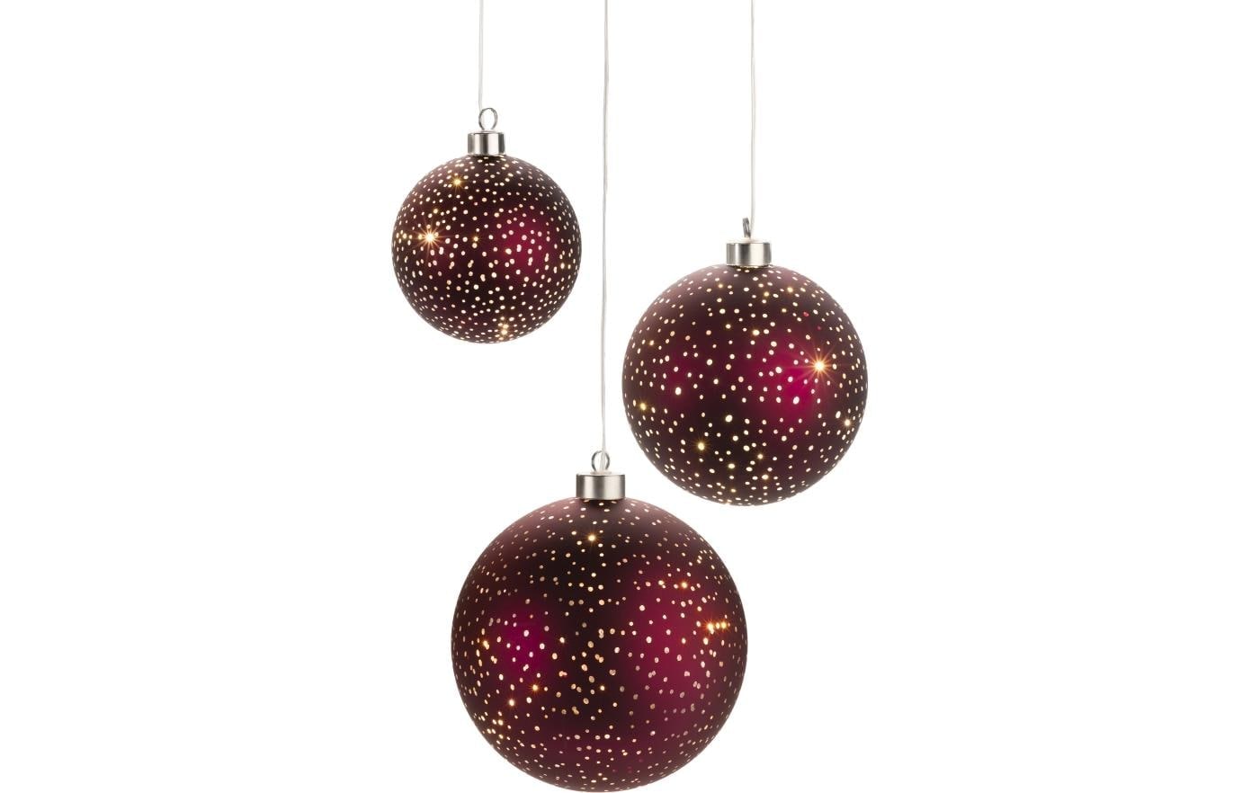 STT Dekohänger »Glamour Ball Set bordeaux«