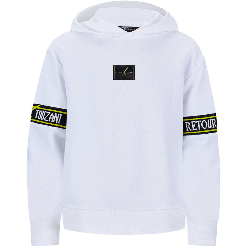 Retour Jeans sweater met logo wit