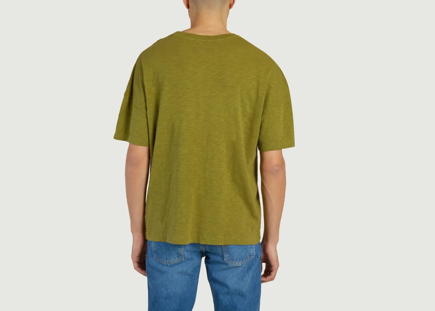 T-shirt droit en coton Bysapick American Vintage