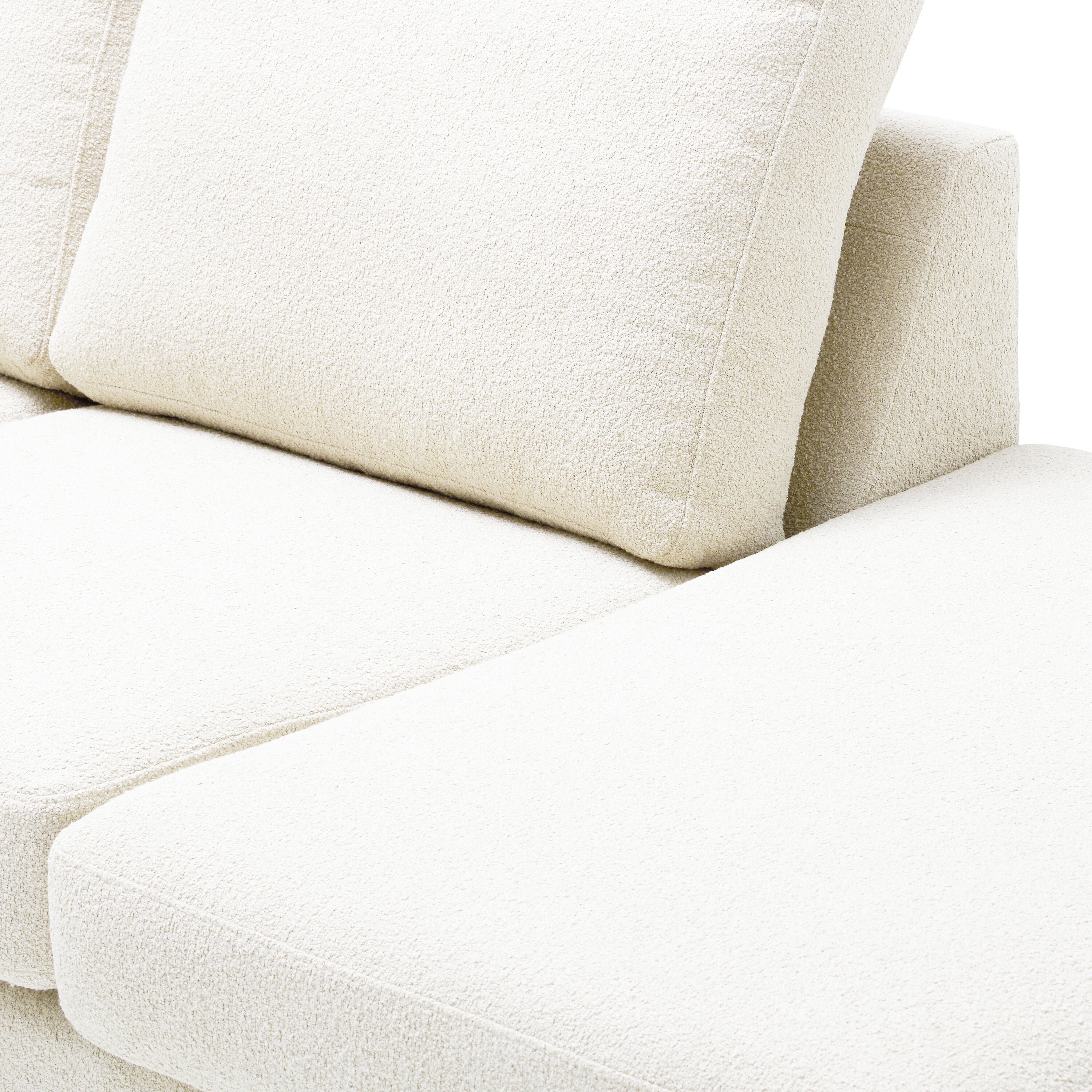 DIENER B St Enna 2.5er Sofa Otto R weiss - Weiss / B: 279.0 cm x T: 225.0 cm x H: 81.0 cm