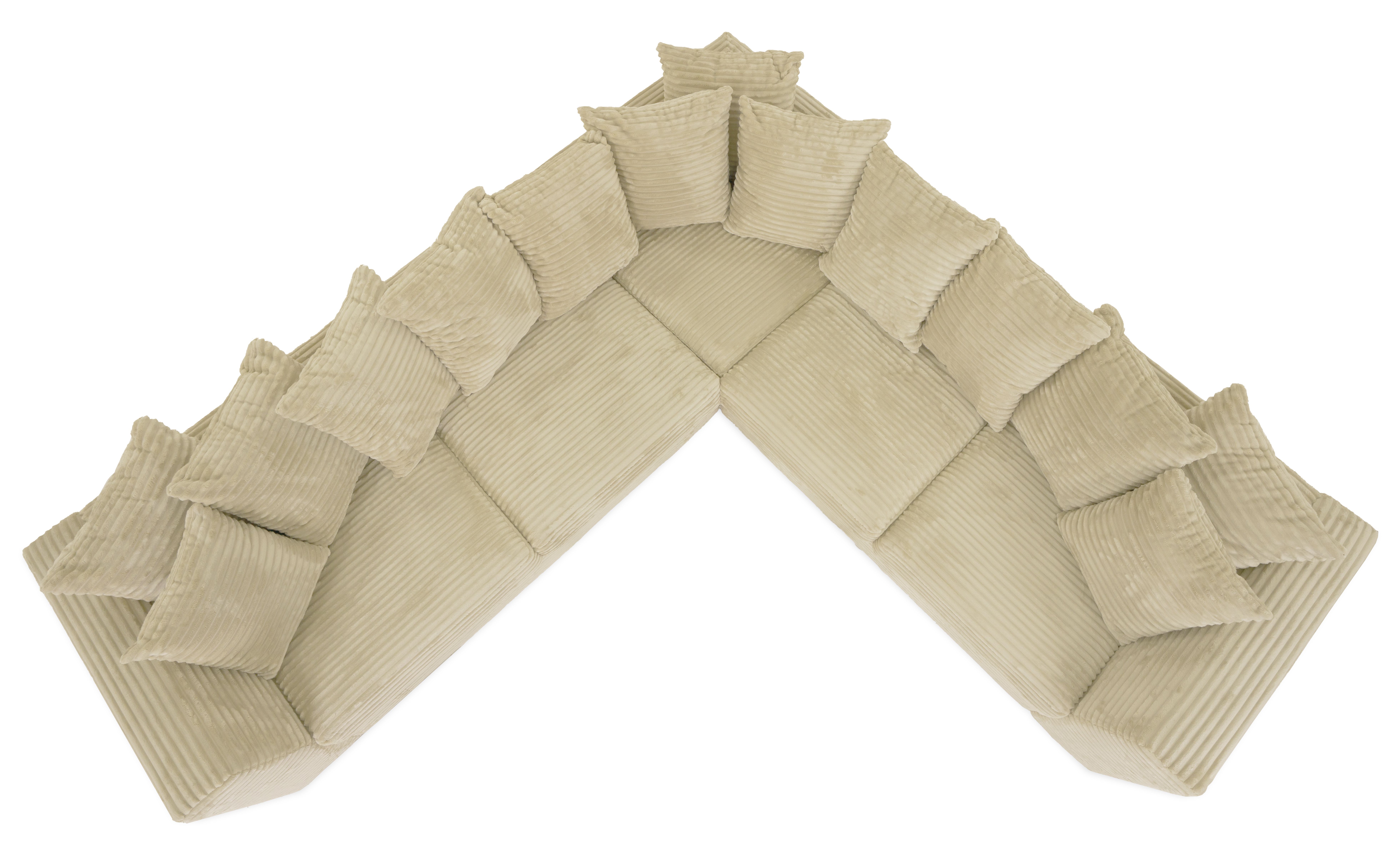 Hoekbank stof Tilia 03 Manchester B315 x D295 x H85 cm