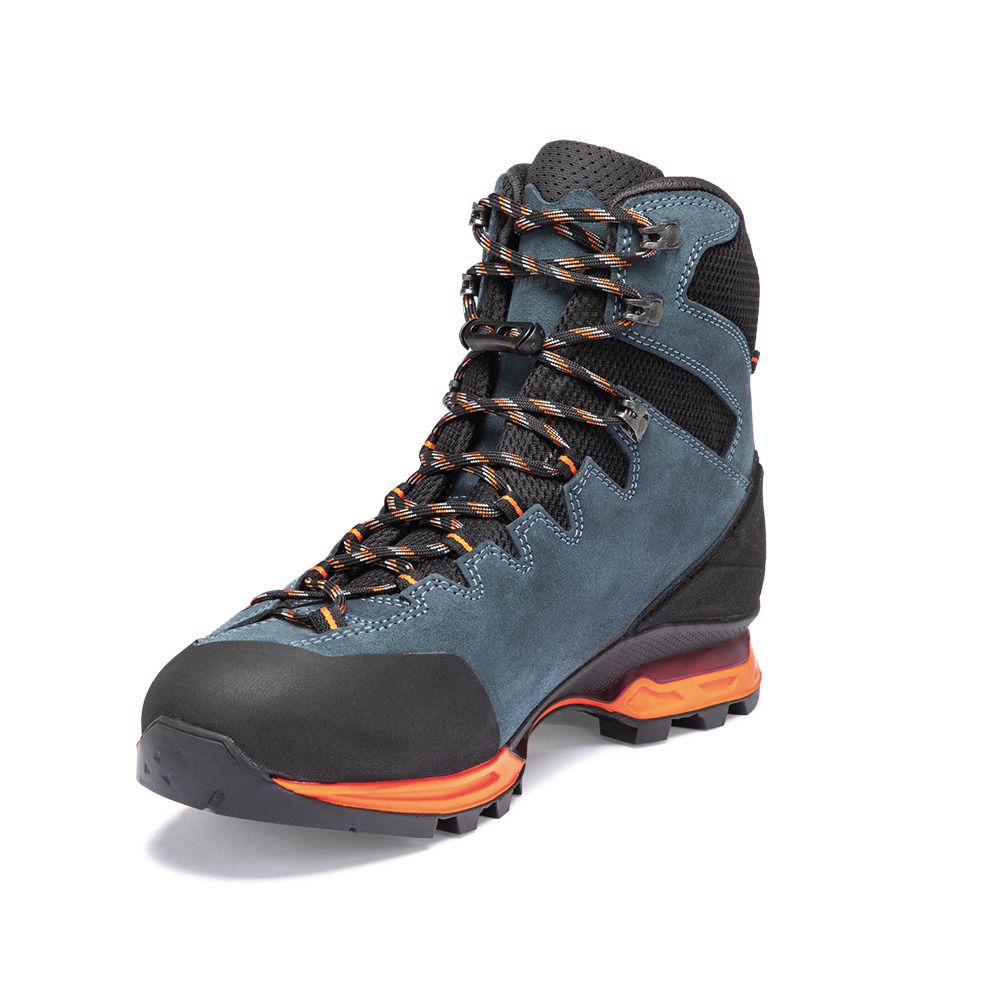 Hanwag MAKRA TREK GTX - Chaussures randonné Homme steel/orange