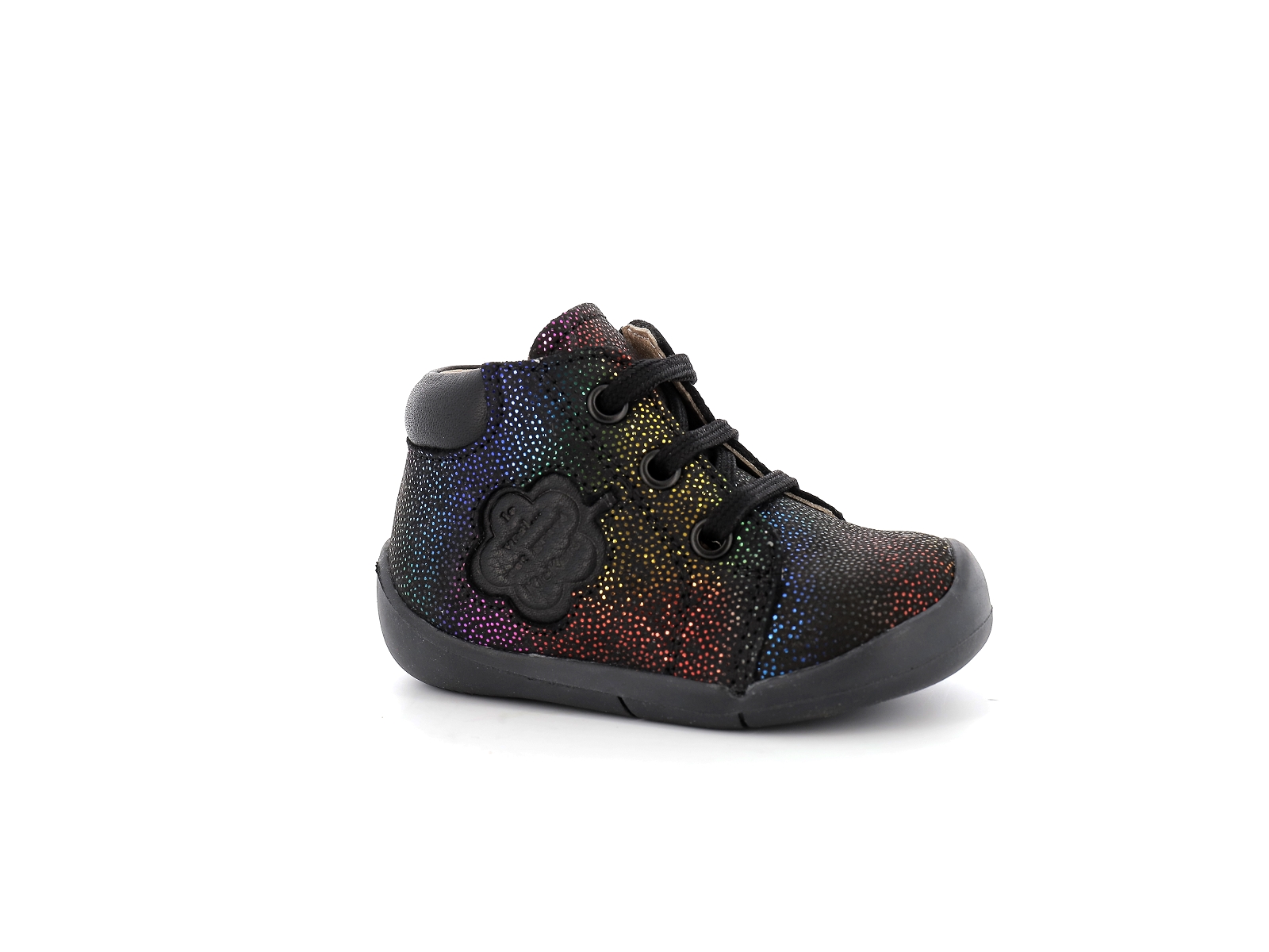 Kickers-WAOUK 858382 Cuir Noir