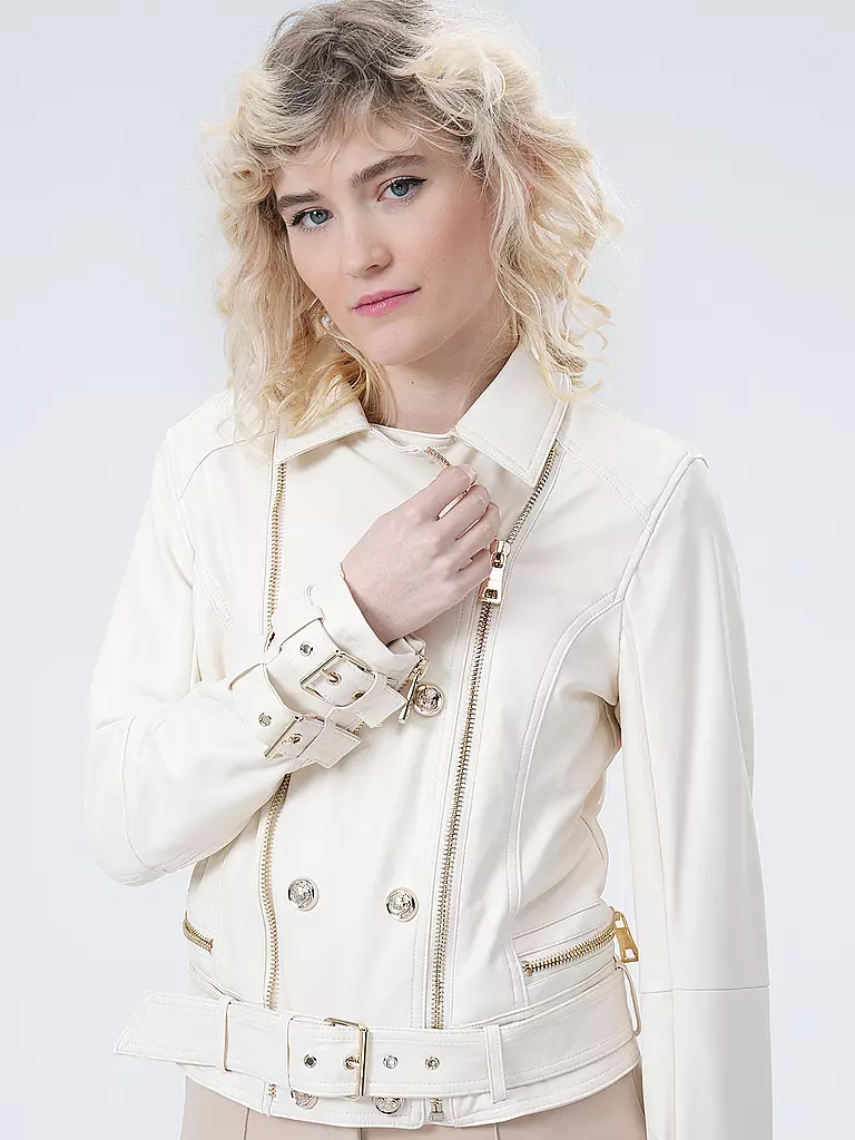 GUESS Jacke in Lederoptik OLIVIA beige