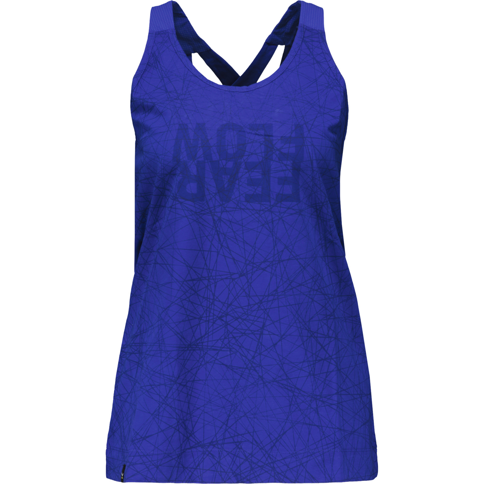 Salewa Damen-Tanktop Lavaredo Hemp Print blau, 42