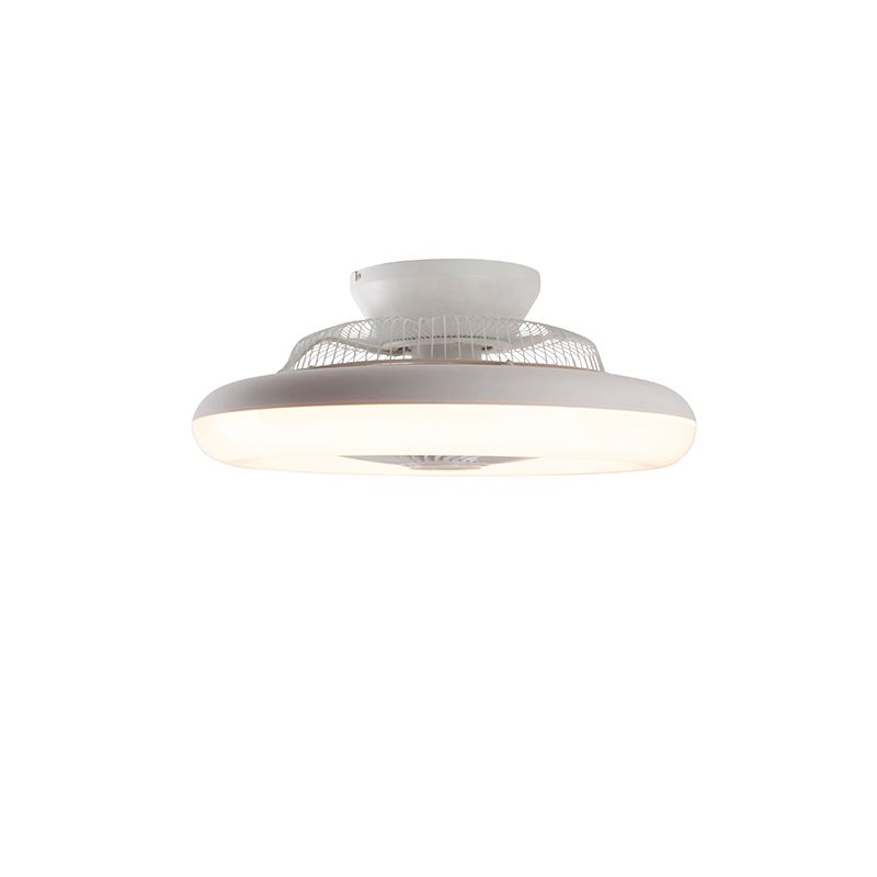 Plafondventilator wit 55cm incl. LED dimbaar met afstandsbediening - Clima