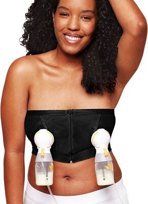 Medela Hands-Free Pumpebustier, Svart