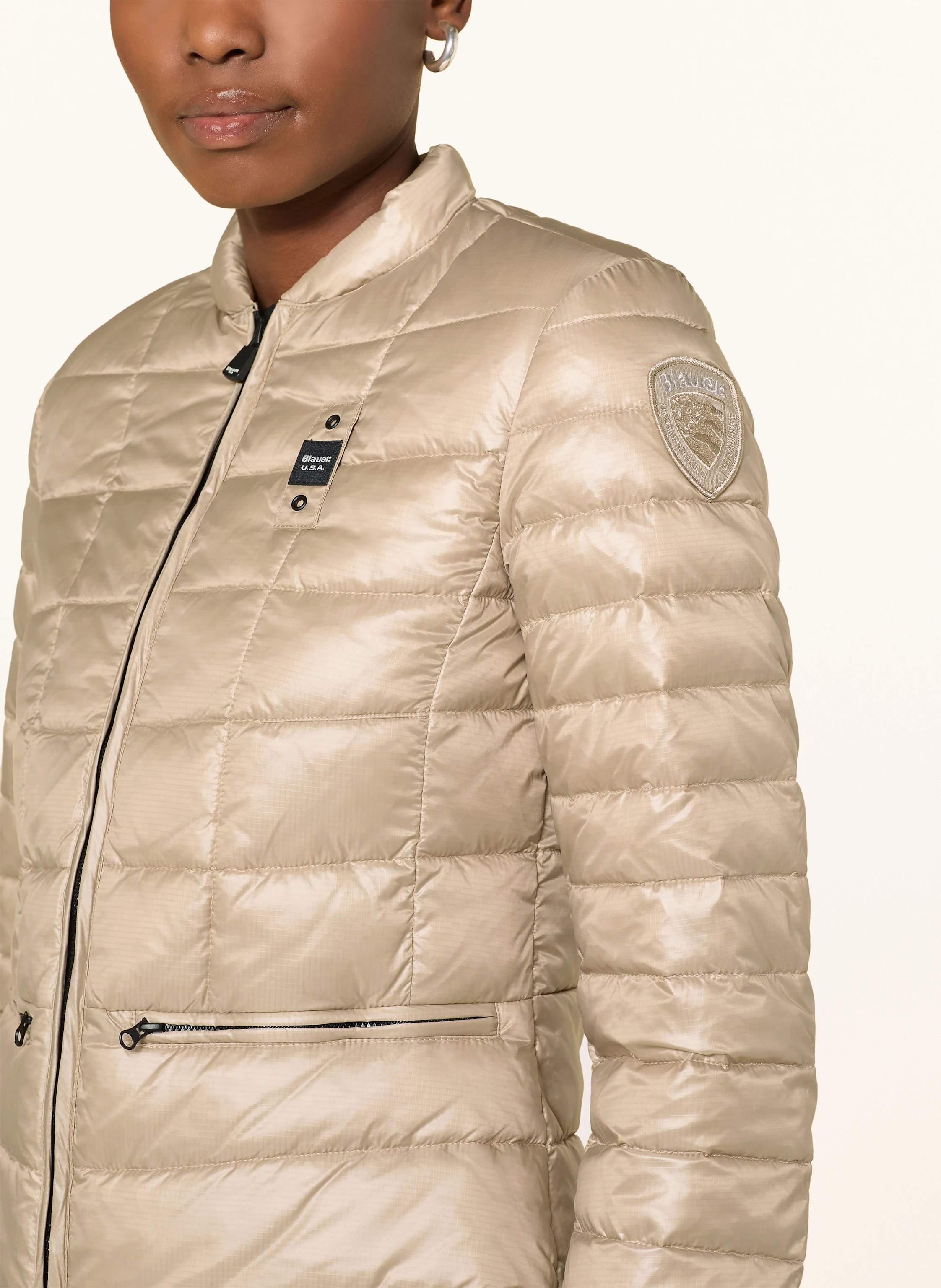 Blauer Steppjacke ORIOLE