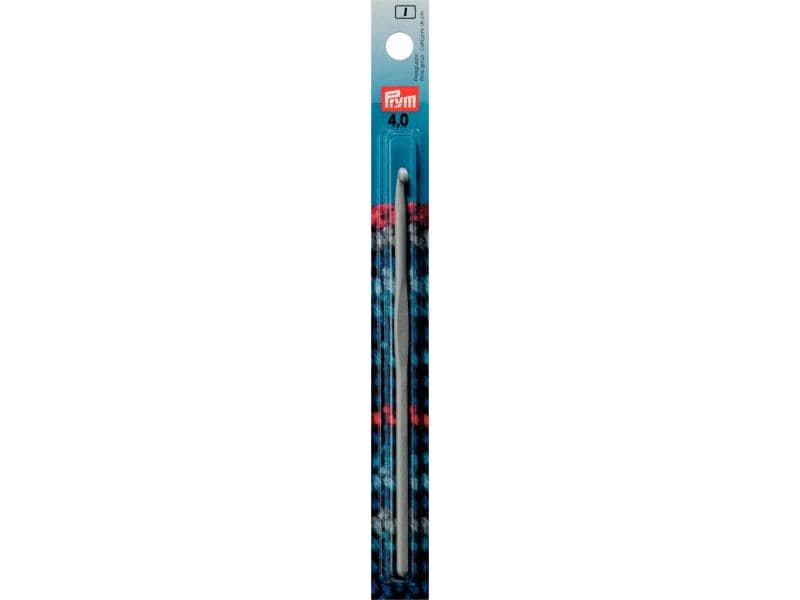 Prym Häkelnadel Ø 4 mm, Wolle Stylishe Woll-Häkelnadeln, ohne Griff
