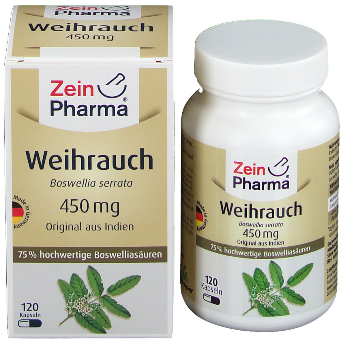 ZeinPharma® Weihrauch Kapseln 450 mg