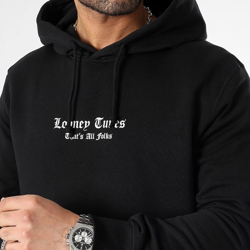 Sweat Capuche Angry Bugs Bunny Monogram Noir Beige
