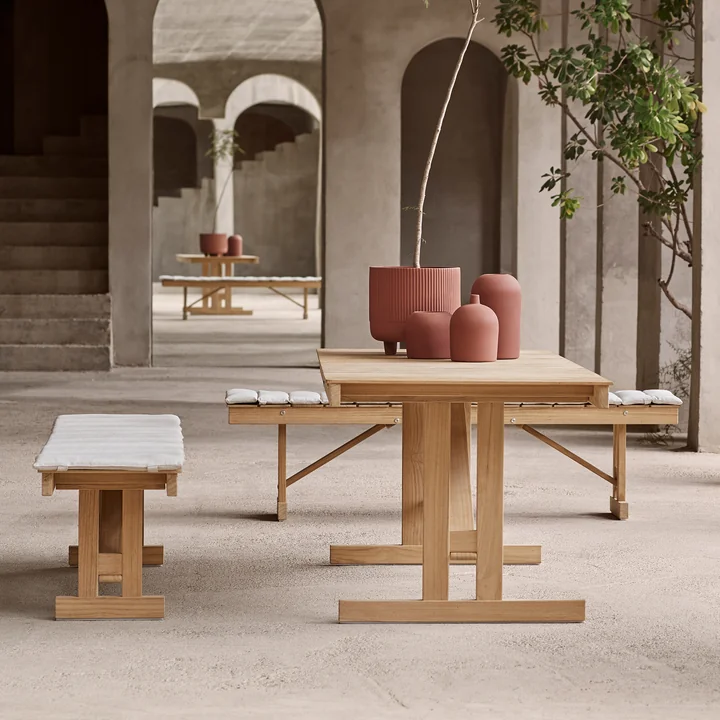 Carl Hansen - BM1871 Bank 44 x 170 cm, Teak unbehandelt
