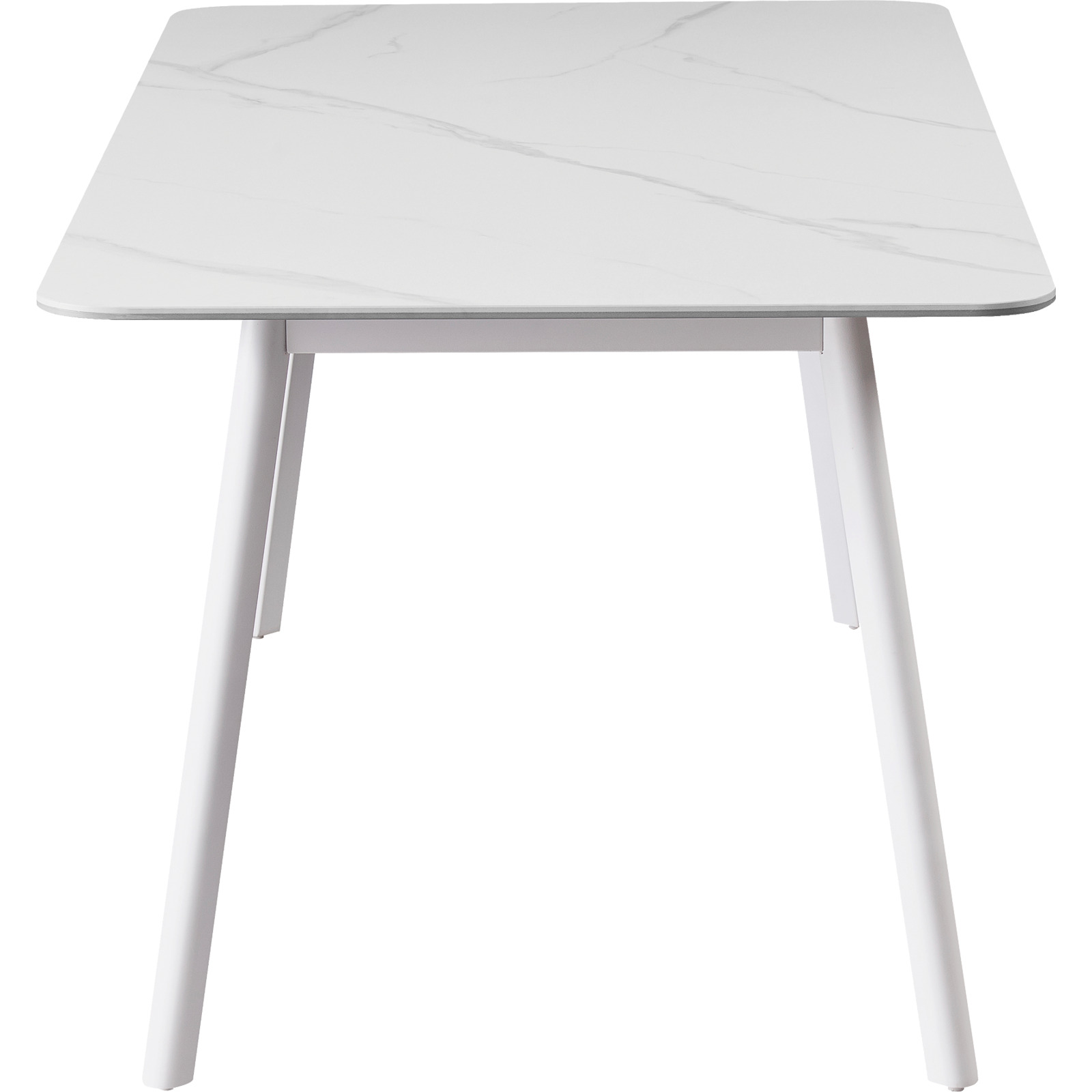 Tisch Keri Keramik weiss/grau, 180 x 76 x 90 cm