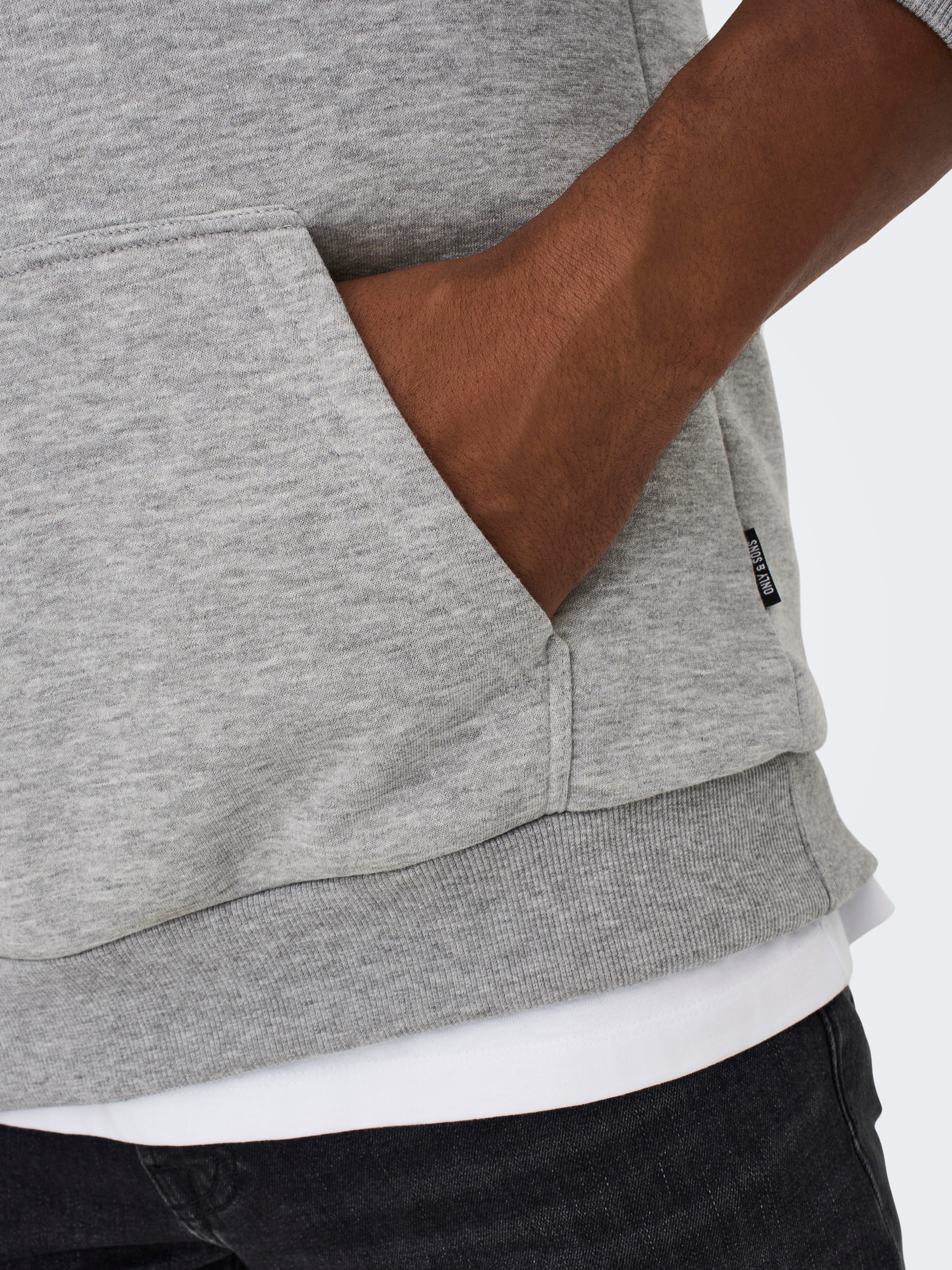 ONSCERES Sweatshirt Light Grey Melange