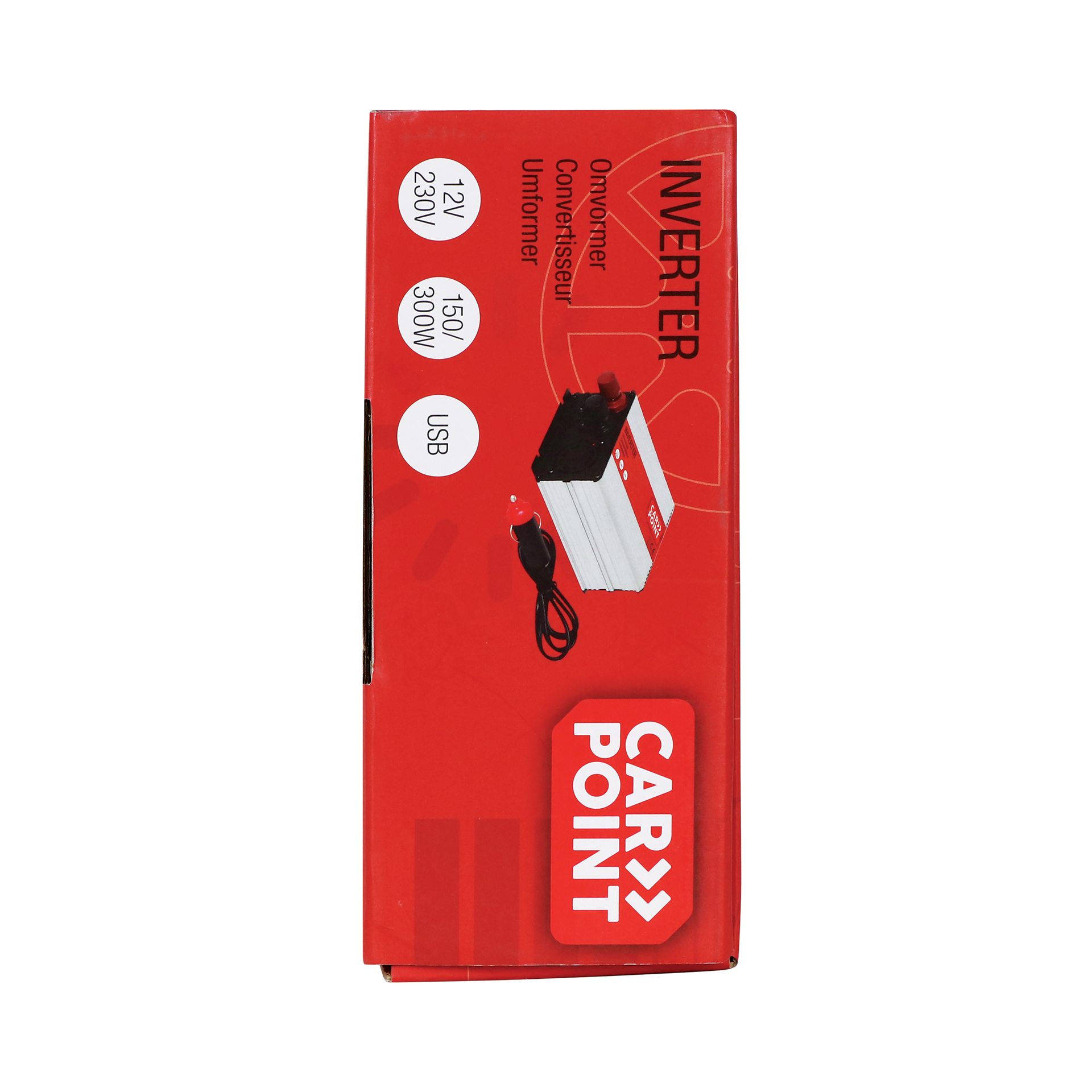 Carpoint 12V>230V frans stopcontact omvormer - 150 Watt