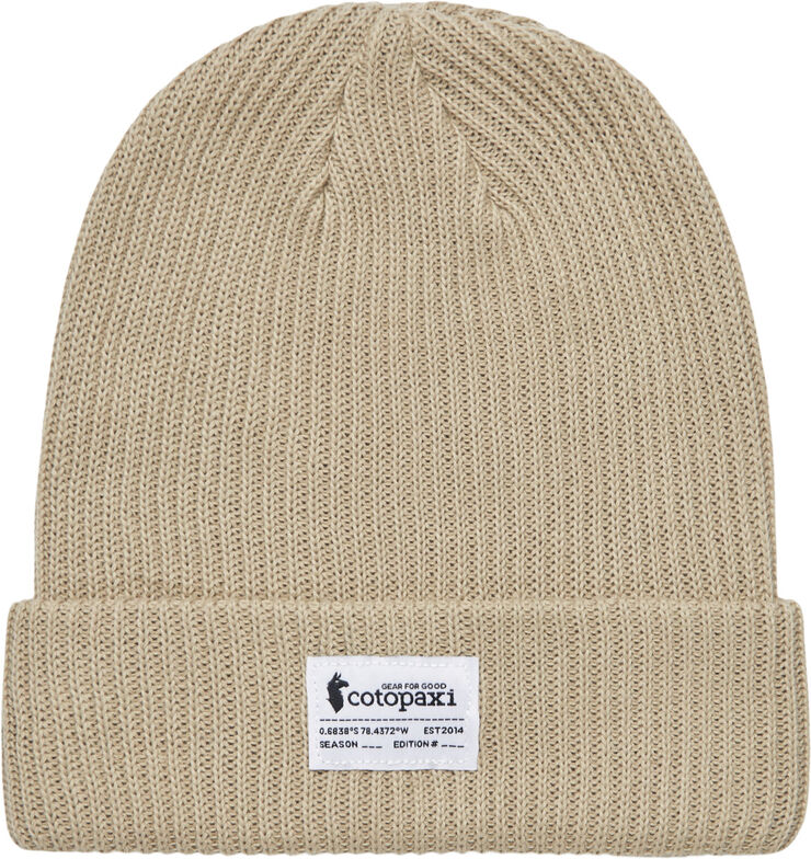 COTOPAXI Cotopaxi Wharf Beanie - Cotopaxi Patch Outmeal Hvid
