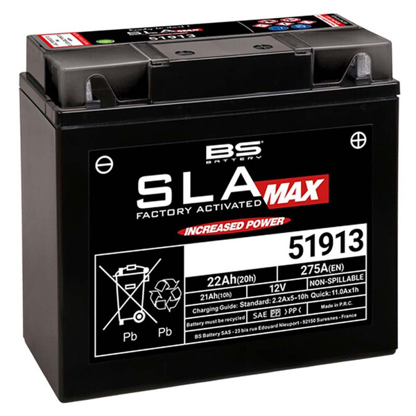 BS Battery - Batterie 51913 SLA Max